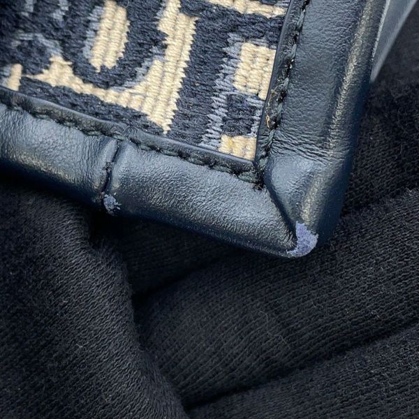 クリスチャン・ディオール トートバッグ  オブリーク エンブロイダリー ブックトート スモール M1325CZBB 2way トロッター