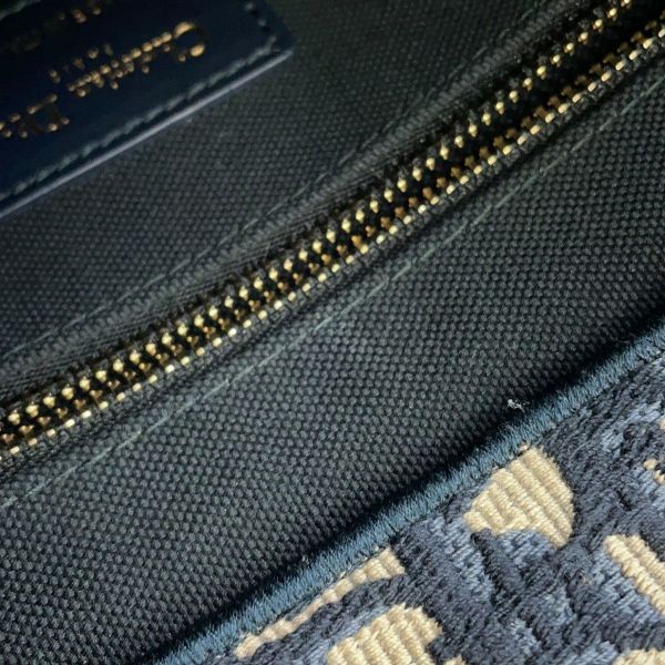 クリスチャン・ディオール トートバッグ  オブリーク エンブロイダリー ブックトート スモール M1325CZBB 2way トロッター