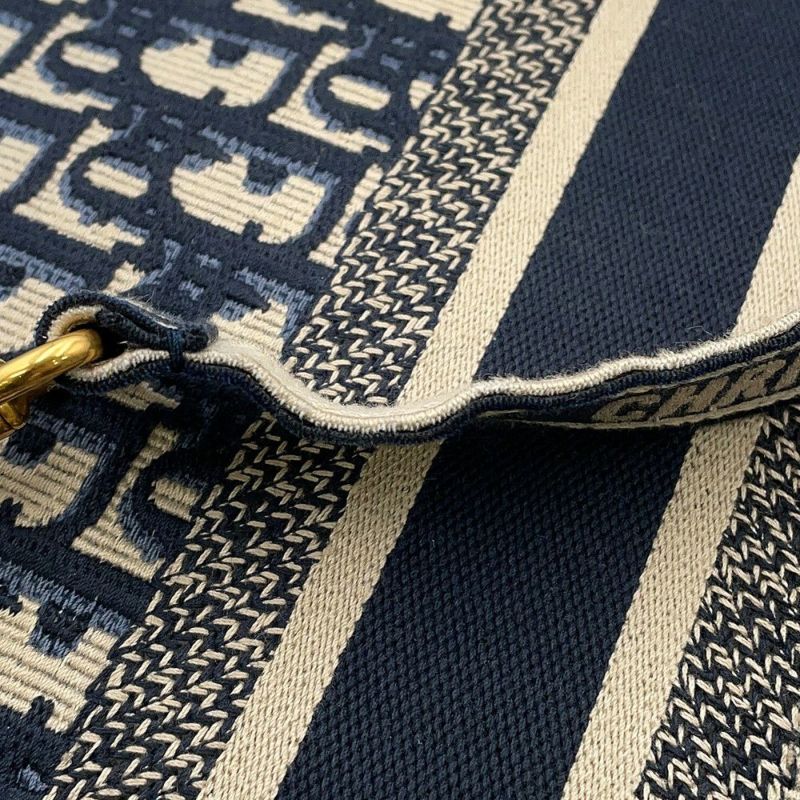 クリスチャン・ディオール トートバッグ  オブリーク エンブロイダリー ブックトート スモール M1325CZBB 2way トロッター