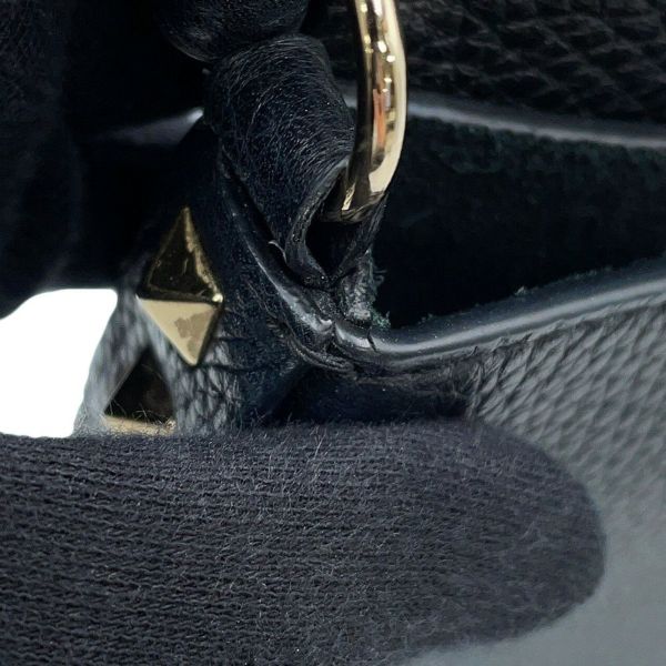 ヴァレンティノ・ガラヴァーニ ハンドバッグ ロックスタッズ XW2P0W07VSH VALENTINO 2way 黒