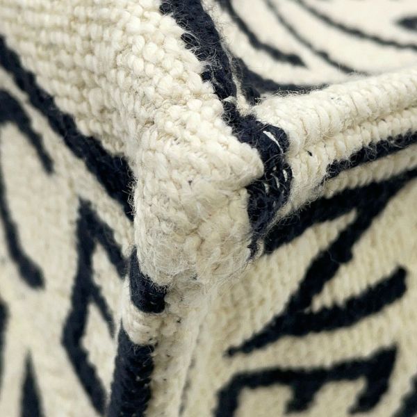 セリーヌ トートバッグ ラージ カバ タイス コットン 196762EG8 CELINE 白 黒