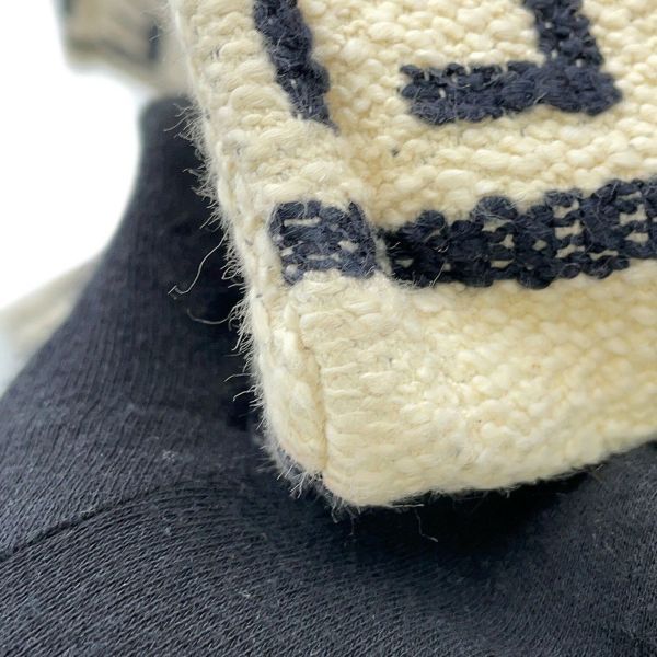 セリーヌ トートバッグ ラージ カバ タイス コットン 196762EG8 CELINE 白 黒