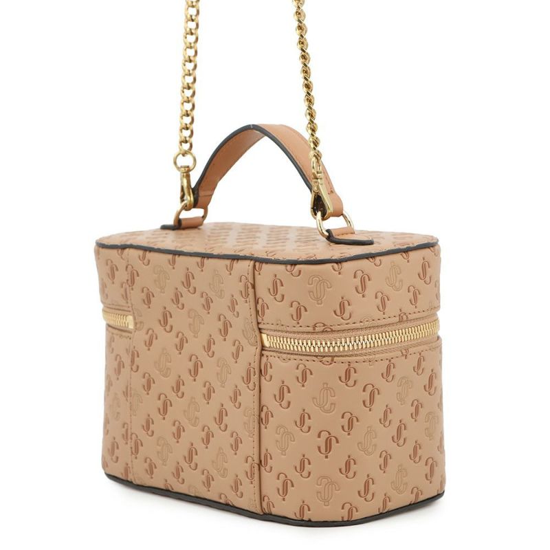 ジミーチュウ ハンドバッグ バニティバッグ レザー JIMMY CHOO 2way