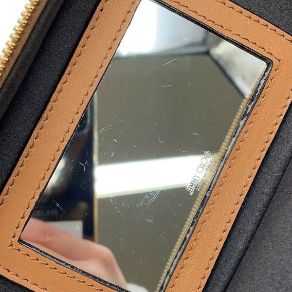 ジミーチュウ ハンドバッグ バニティバッグ レザー JIMMY CHOO 2way