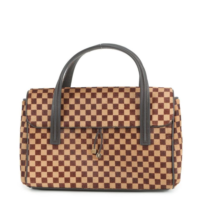 ルイヴィトン ハンドバッグ ダミエ・ソバージュ/ハラコ ライオン M92131 LOUIS VUITTON ヴィトン バッグ