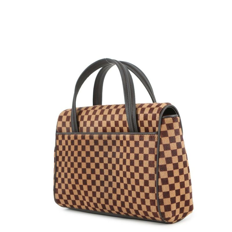 ルイヴィトン ハンドバッグ ダミエ・ソバージュ/ハラコ ライオン M92131 LOUIS VUITTON ヴィトン バッグ