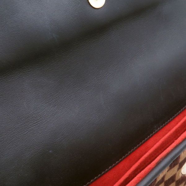 ルイヴィトン ハンドバッグ ダミエ・ソバージュ/ハラコ ライオン M92131 LOUIS VUITTON ヴィトン バッグ