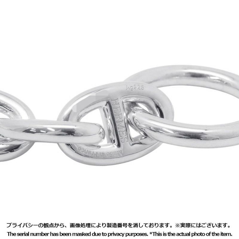 エルメス ネックレス シェーヌダンクルPM 43コマ SV925シルバー HERMES ジュエリー