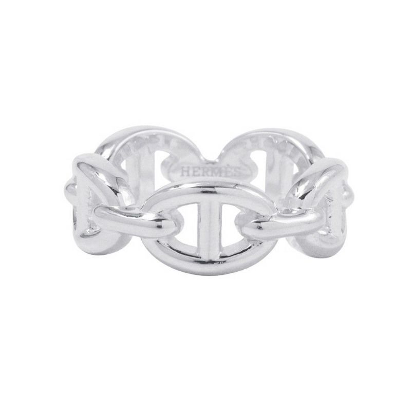 エルメス リング シェーヌダンクル アンシェネPM Enchainee SV925シルバー リングサイズ51 HERMES ジュエリー