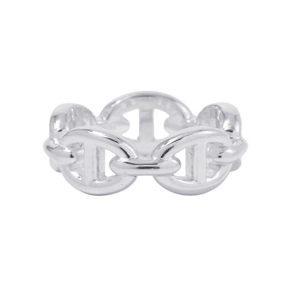 エルメス リング シェーヌダンクル アンシェネPM Enchainee SV925シルバー リングサイズ51 HERMES ジュエリー