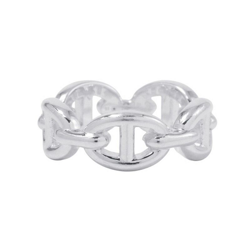 エルメス リング シェーヌダンクル アンシェネPM Enchainee SV925シルバー リングサイズ51 HERMES ジュエリー