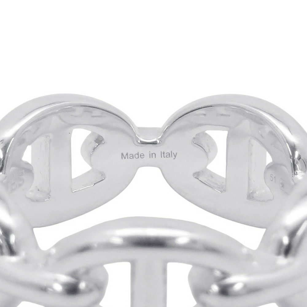 エルメス リング シェーヌダンクル アンシェネPM Enchainee SV925シルバー リングサイズ51 HERMES ジュエリー