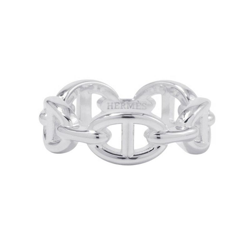 エルメス リング シェーヌダンクル アンシェネPM Enchainee SV925シルバー リングサイズ55 HERMES ジュエリー