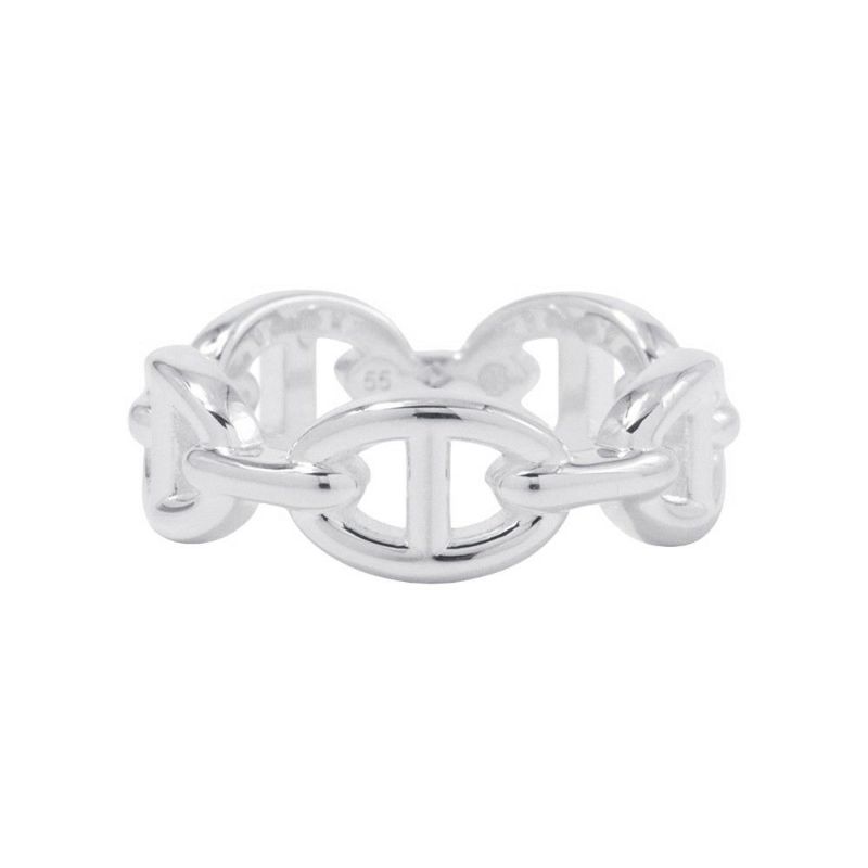 エルメス リング シェーヌダンクル アンシェネPM Enchainee SV925シルバー リングサイズ55 HERMES ジュエリー