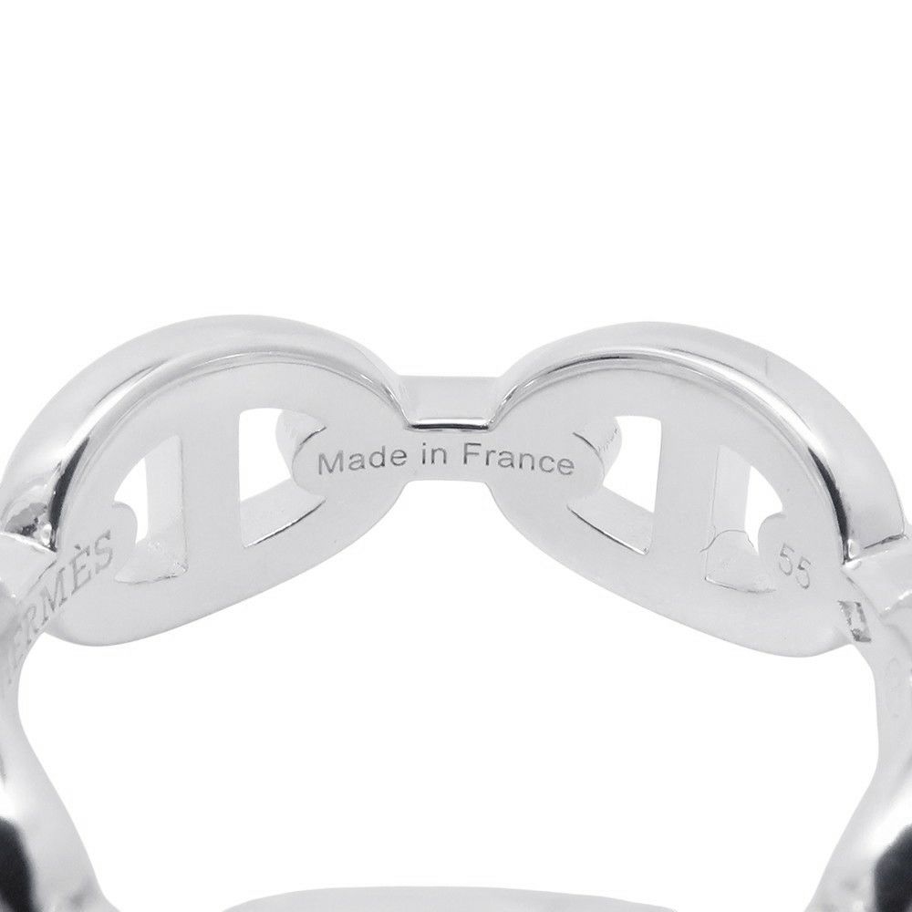 エルメス リング シェーヌダンクル アンシェネPM Enchainee SV925シルバー リングサイズ55 HERMES ジュエリー