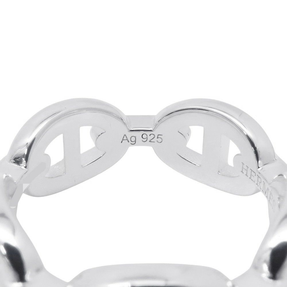 エルメス リング シェーヌダンクル アンシェネPM Enchainee SV925シルバー リングサイズ55 HERMES ジュエリー