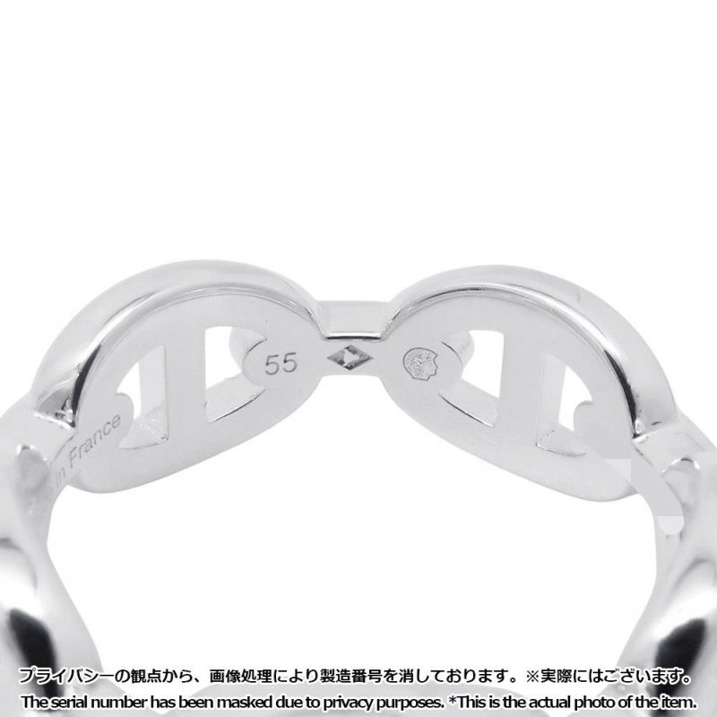 エルメス リング シェーヌダンクル アンシェネPM Enchainee SV925シルバー リングサイズ55 HERMES ジュエリー