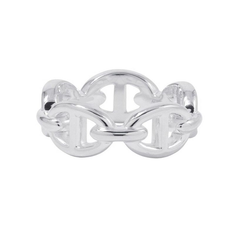 エルメス リング シェーヌダンクル アンシェネPM Enchainee SV925シルバー リングサイズ51 HERMES ジュエリー