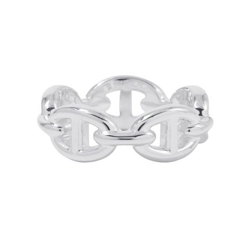 エルメス リング シェーヌダンクル アンシェネPM Enchainee SV925シルバー リングサイズ53 HERMES ジュエリー