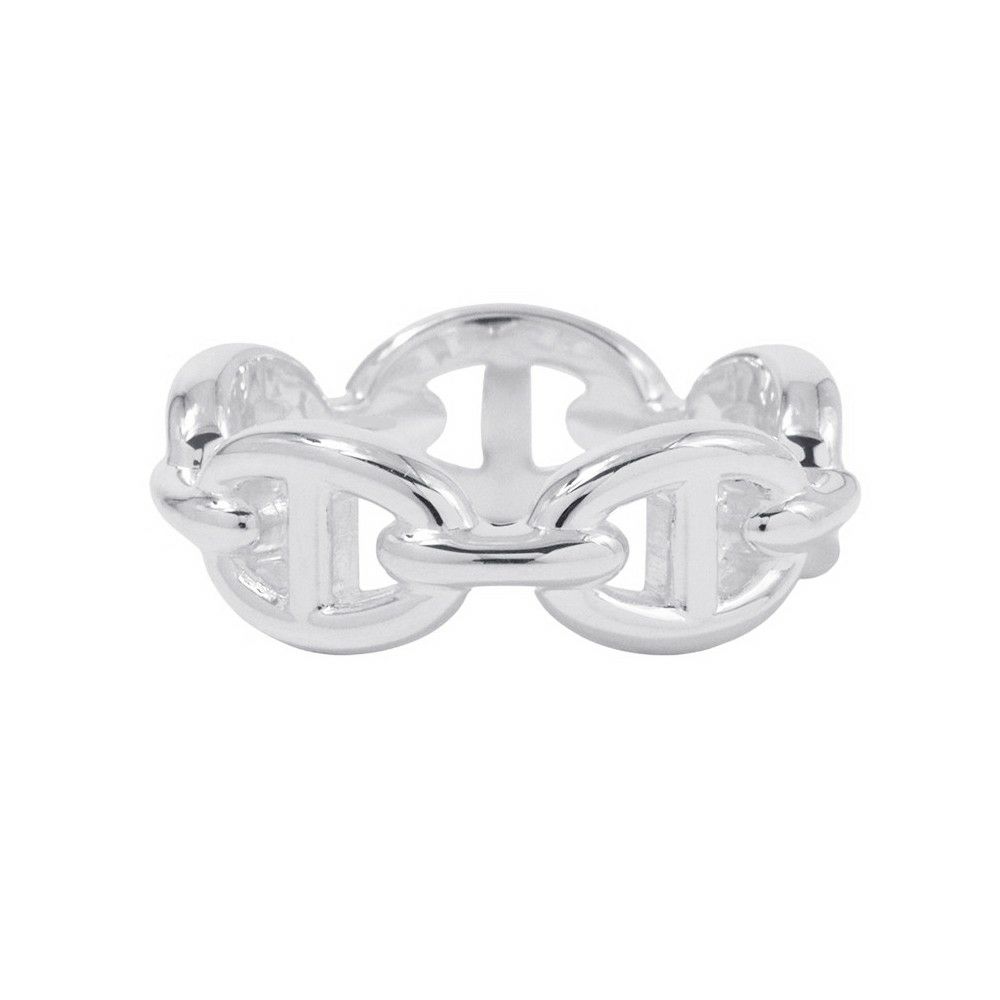 エルメス リング シェーヌダンクル アンシェネPM Enchainee SV925シルバー リングサイズ53 HERMES ジュエリー