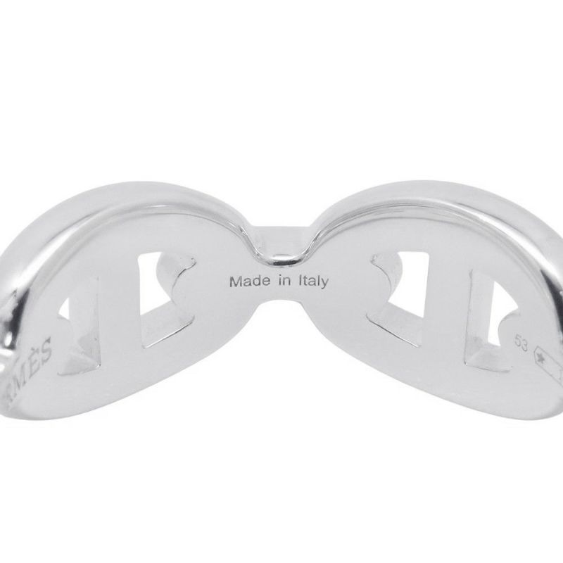 エルメス リング シェーヌダンクル アンシェネPM Enchainee SV925シルバー リングサイズ53 HERMES ジュエリー