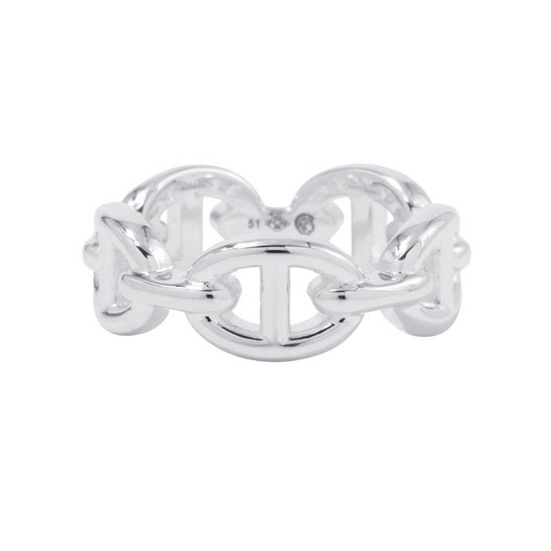 エルメス リング シェーヌダンクル アンシェネPM Enchainee SV925シルバー リングサイズ51 HERMES ジュエリー