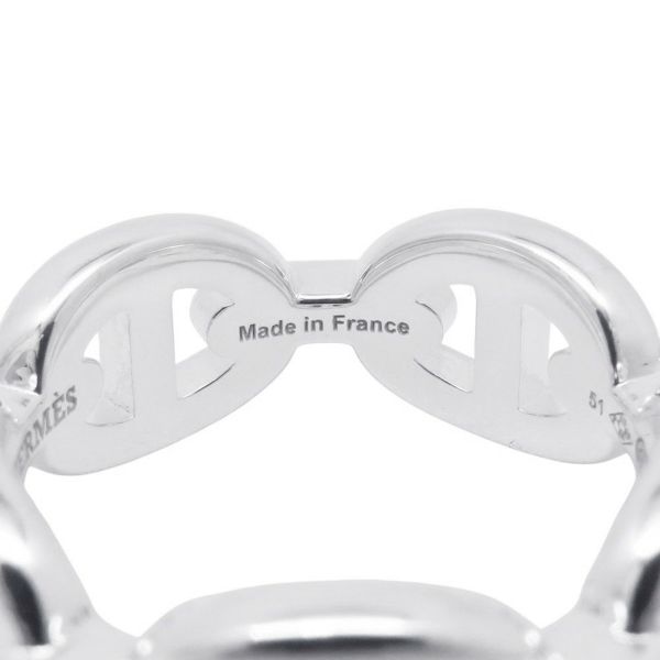 エルメス リング シェーヌダンクル アンシェネPM Enchainee SV925シルバー リングサイズ51 HERMES ジュエリー