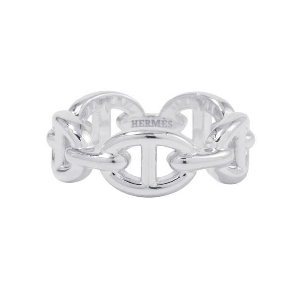 エルメス リング シェーヌダンクル アンシェネPM Enchainee SV925シルバー リングサイズ52 HERMES ジュエリー