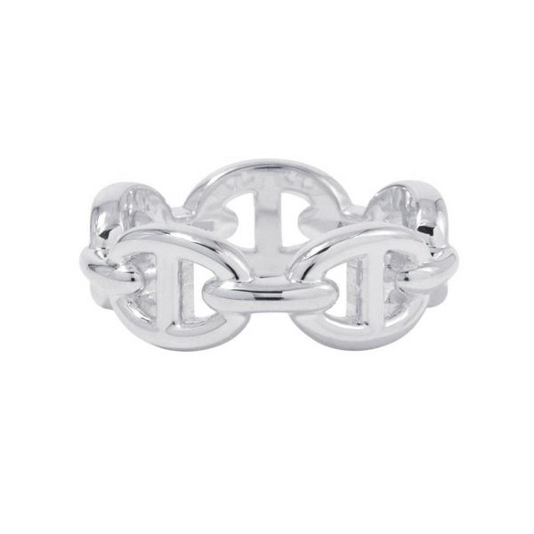 エルメス リング シェーヌダンクル アンシェネPM Enchainee SV925シルバー リングサイズ52 HERMES ジュエリー