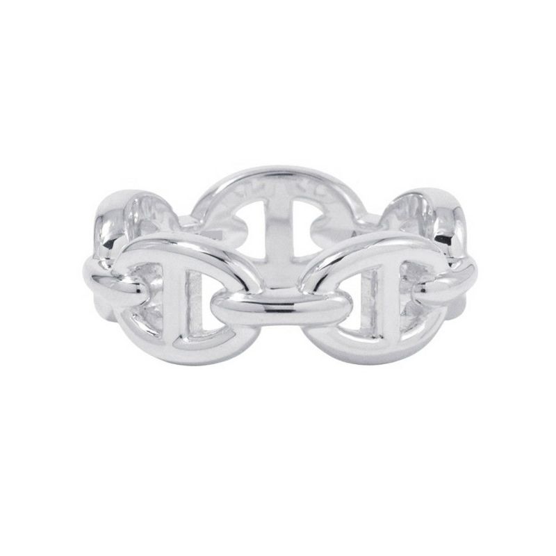 エルメス リング シェーヌダンクル アンシェネPM Enchainee SV925シルバー リングサイズ52 HERMES ジュエリー