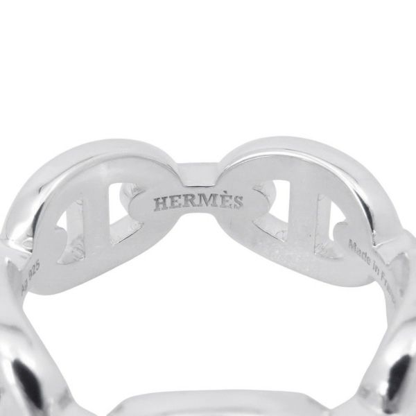 エルメス リング シェーヌダンクル アンシェネPM Enchainee SV925シルバー リングサイズ52 HERMES ジュエリー