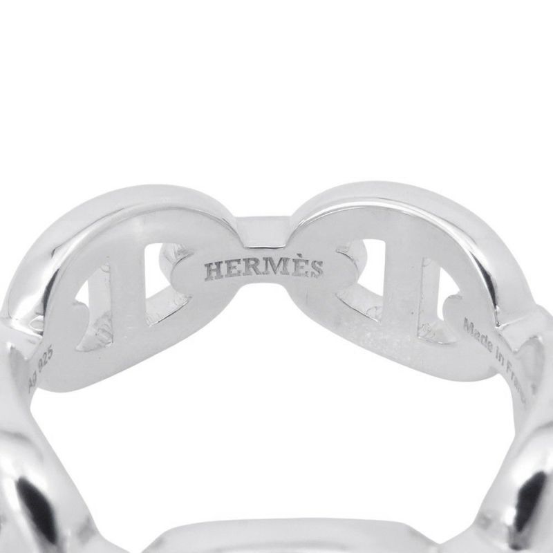 エルメス リング シェーヌダンクル アンシェネPM Enchainee SV925シルバー リングサイズ52 HERMES ジュエリー