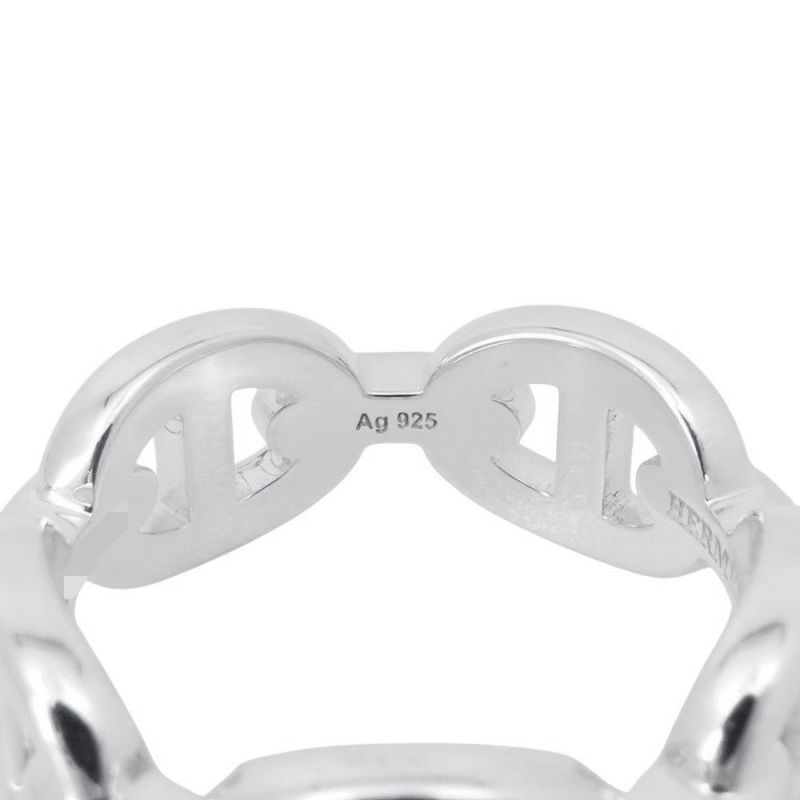 エルメス リング シェーヌダンクル アンシェネPM Enchainee SV925シルバー リングサイズ52 HERMES ジュエリー