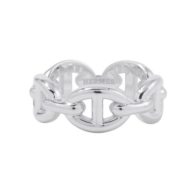 エルメス リング シェーヌダンクル アンシェネPM Enchainee SV925シルバー リングサイズ53 HERMES ジュエリー