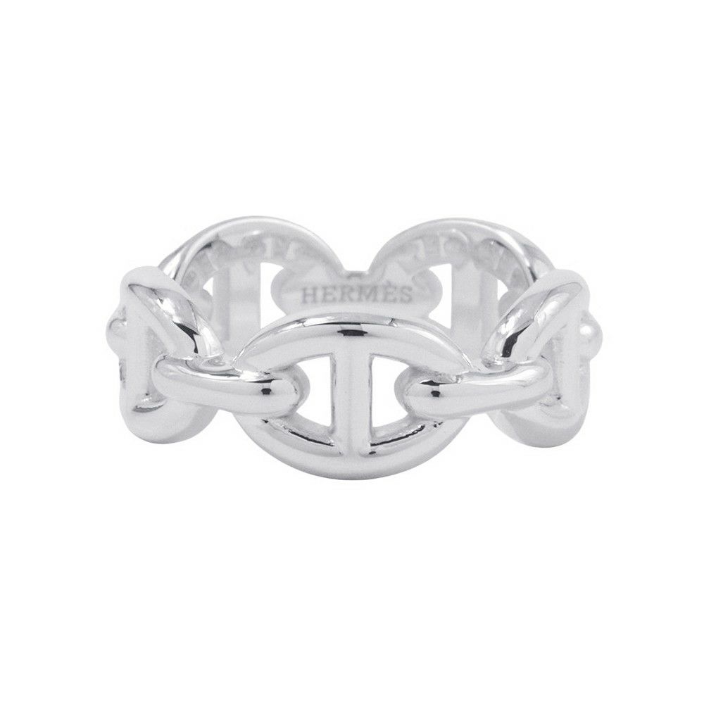 エルメス リング シェーヌダンクル アンシェネPM Enchainee SV925シルバー リングサイズ53 HERMES ジュエリー