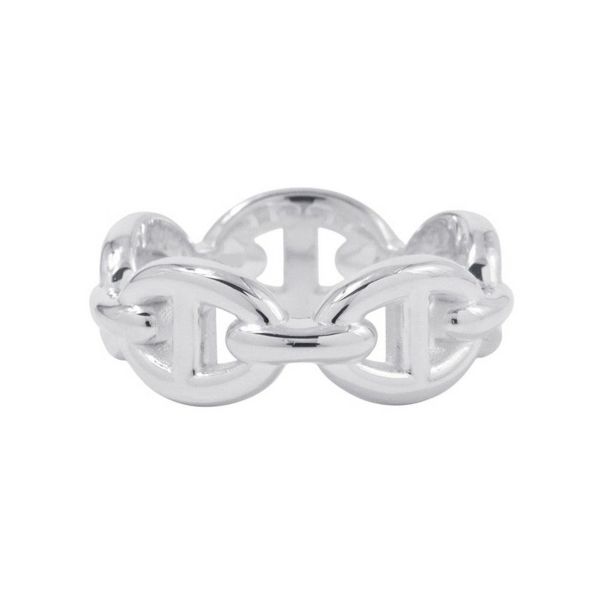 エルメス リング シェーヌダンクル アンシェネPM Enchainee SV925シルバー リングサイズ53 HERMES ジュエリー