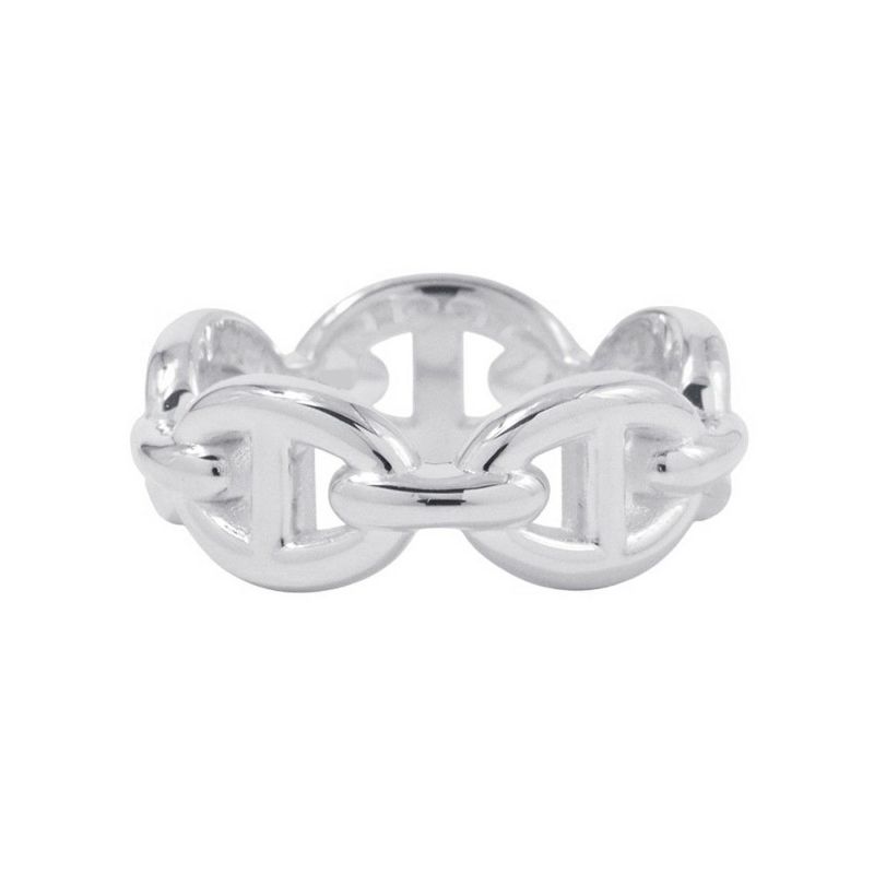 エルメス リング シェーヌダンクル アンシェネPM Enchainee SV925シルバー リングサイズ53 HERMES ジュエリー