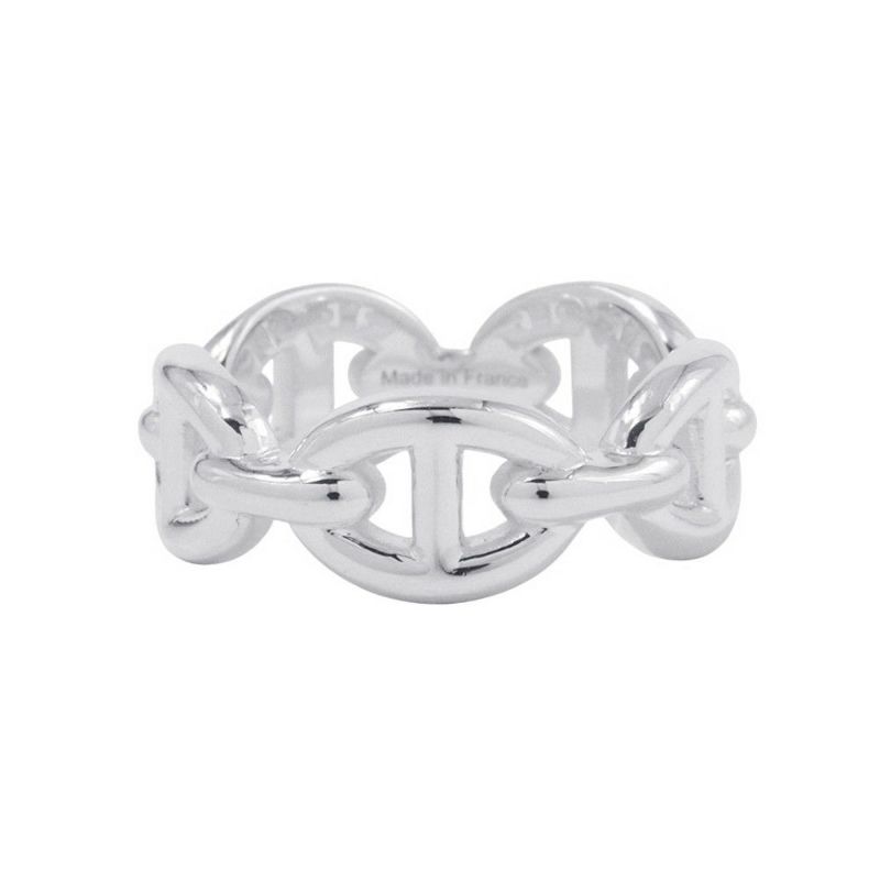 エルメス リング シェーヌダンクル アンシェネPM Enchainee SV925シルバー リングサイズ53 HERMES ジュエリー