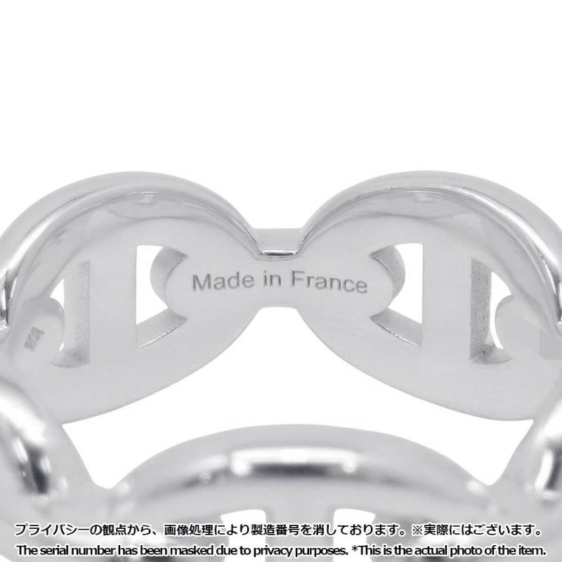 エルメス リング シェーヌダンクル アンシェネPM Enchainee SV925シルバー リングサイズ53 HERMES ジュエリー