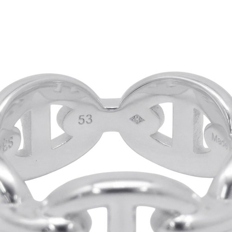 エルメス リング シェーヌダンクル アンシェネPM Enchainee SV925シルバー リングサイズ53 HERMES ジュエリー