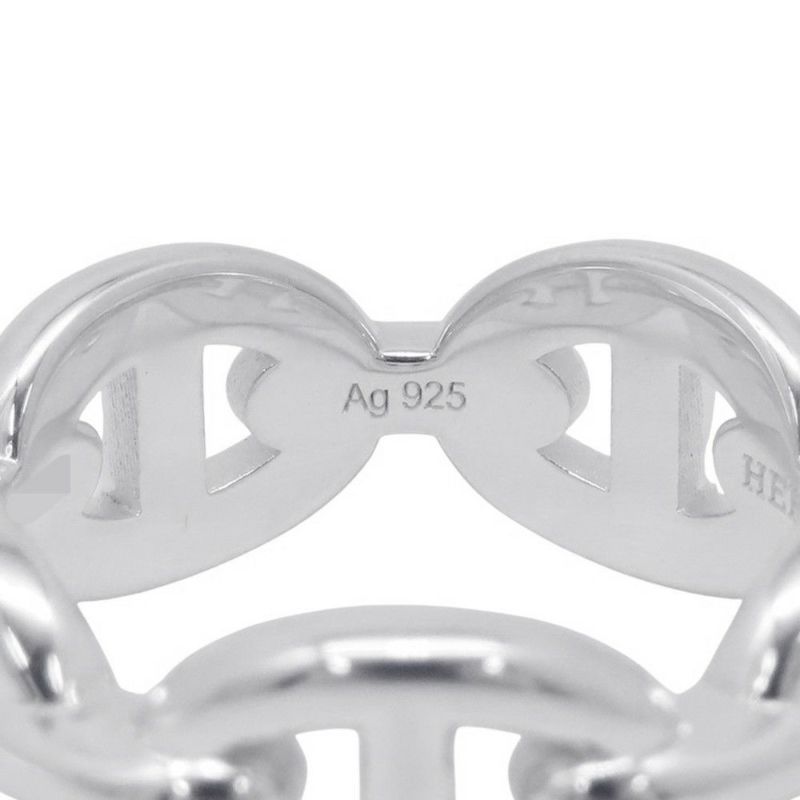 エルメス リング シェーヌダンクル アンシェネPM Enchainee SV925シルバー リングサイズ53 HERMES ジュエリー