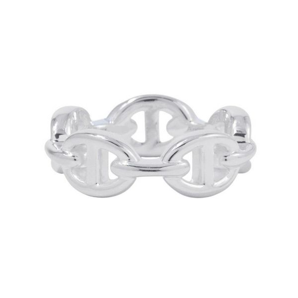 エルメス リング シェーヌダンクル アンシェネPM Enchainee SV925シルバー リングサイズ51 HERMES ジュエリー