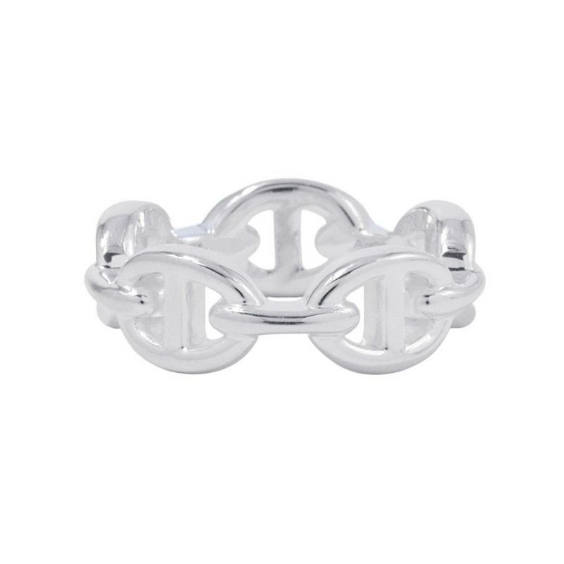 エルメス リング シェーヌダンクル アンシェネPM Enchainee SV925シルバー リングサイズ51 HERMES ジュエリー