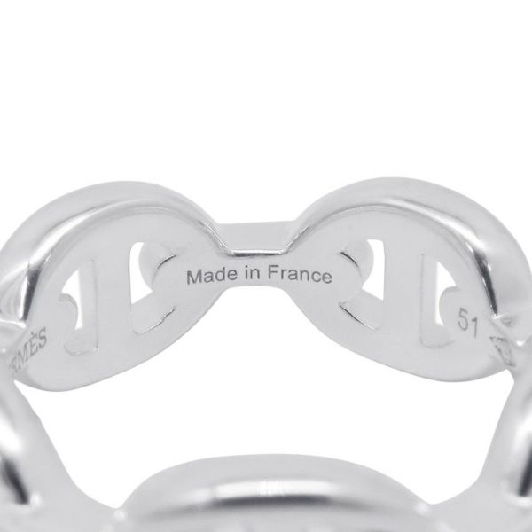 エルメス リング シェーヌダンクル アンシェネPM Enchainee SV925シルバー リングサイズ51 HERMES ジュエリー