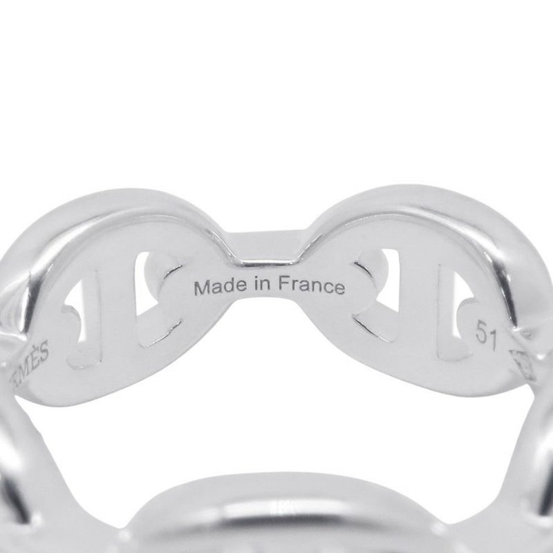 エルメス リング シェーヌダンクル アンシェネPM Enchainee SV925シルバー リングサイズ51 HERMES ジュエリー