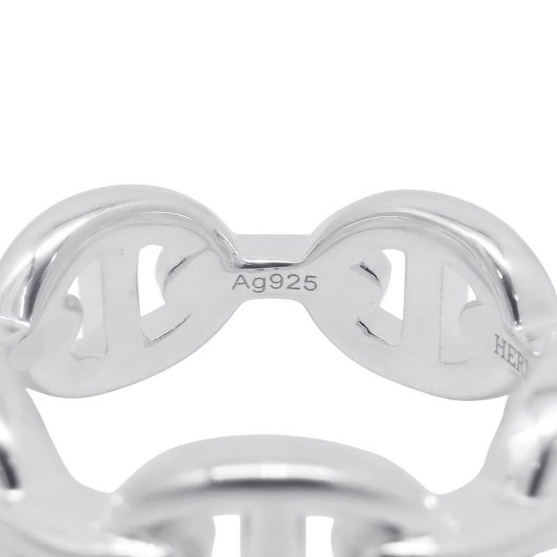 エルメス リング シェーヌダンクル アンシェネPM Enchainee SV925シルバー リングサイズ51 HERMES ジュエリー