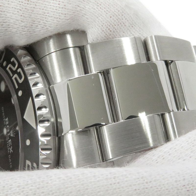 ロレックス GMTマスター2 ランダムシリアル ルーレット 126710GRNR ROLEX 腕時計 黒文字盤