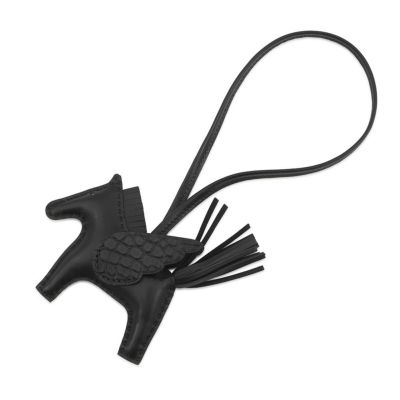 エルメス バッグチャーム ロデオPM ロベオクール クレ/ジョーヌ