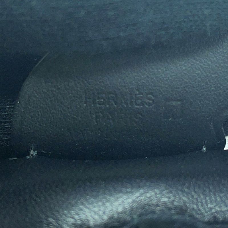 エルメス バッグチャーム ロデオPM ペガサス タッチ ブラック ラムスキン/アリゲーターマット K刻印 HERMES チャーム 黒