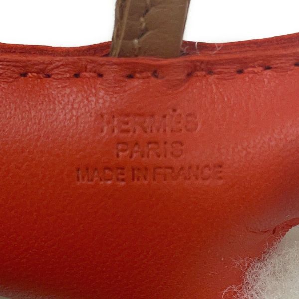 エルメス バッグチャーム バディ カプシーヌ/ゴールド ラムスキン/ムートン K刻印 エルメス チャーム エルメス HERMES